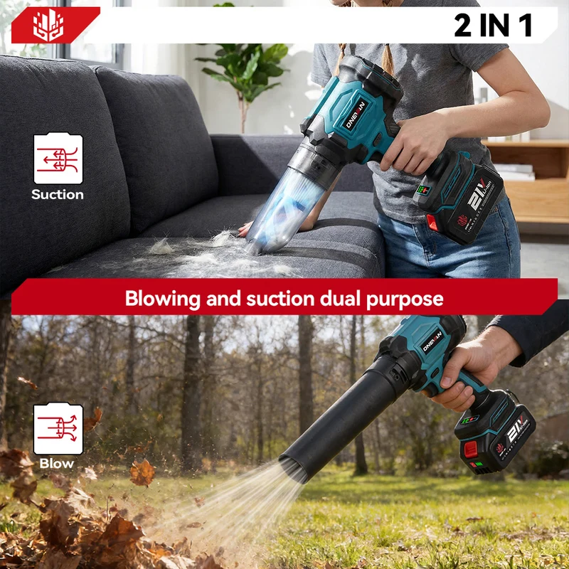 ONEVAN Brushless 2-in-1 Blower & Vacuum – 3 Speed Control | For Makita 18V Battery