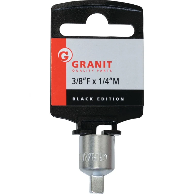 GRANIT BLACK EDITION 3/8" Reduzieradapter, 3/8"F x 1/4"M