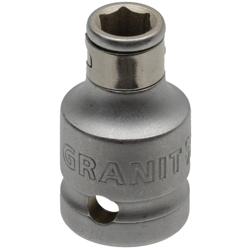 GRANIT BLACK EDITION 1/2" Bit-Adapter-Stecknuss, 1/2" x 5/16" – 38 mm