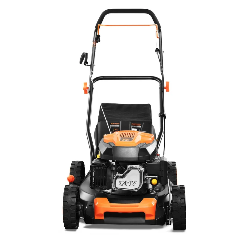 FUXTEC Grasmaaier Benzine - 46 cm - Duwmaaier - Mulchfunctie - Opvangbak 50L - FX-RM4646ECO