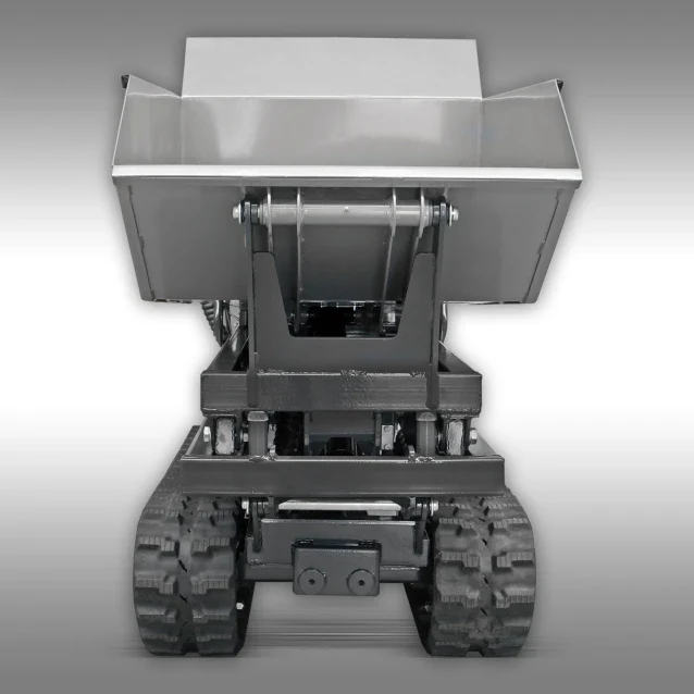 Jansen Raupendumper RD-300pro, hydraulische Mulde mit Hochkippsystem