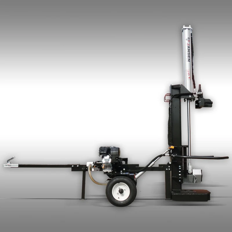Holzspalter Jansen HS-20H110, 20t, 110cm, Benzinmotor, stehend