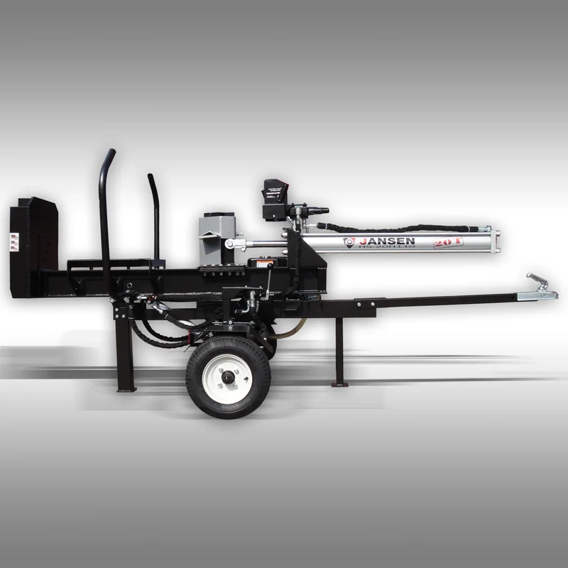 Holzspalter Jansen HS-20H110, 20t, 110cm, Benzinmotor, stehend