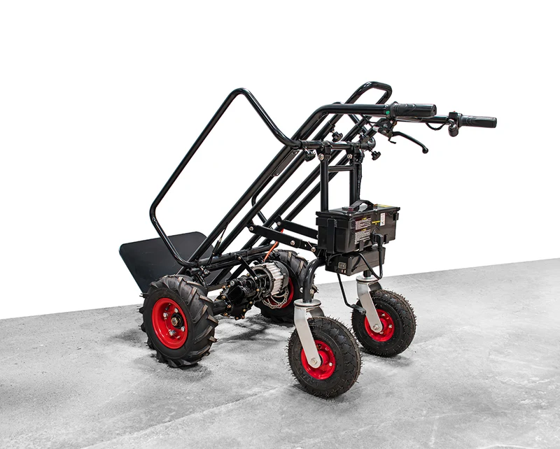 Wematik elektrische Schubkarre Sackkarre Brandon mit Rückwärtsgang, Motorschubkarre, Transportkarre