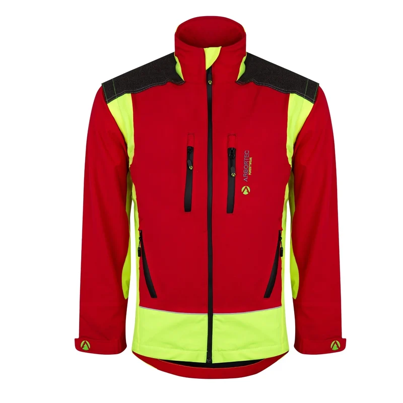 Arbortec Arbeitsjacke - rot-gelb