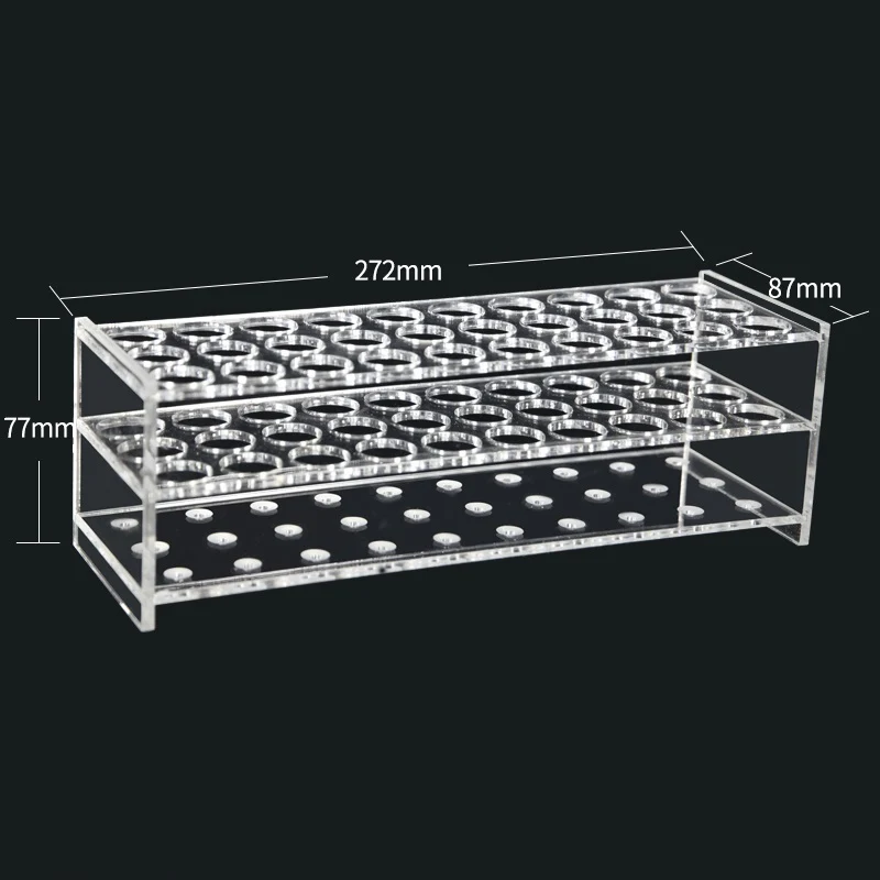30 Plätze Reagenzglasständer, PMMA