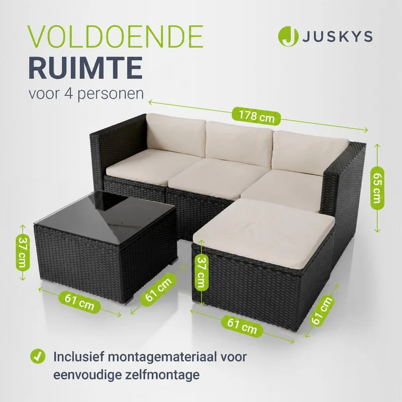 Polyrattan Lounge Punta Cana