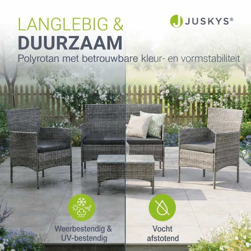 Polyrattan Sitzgruppe Fort Myers