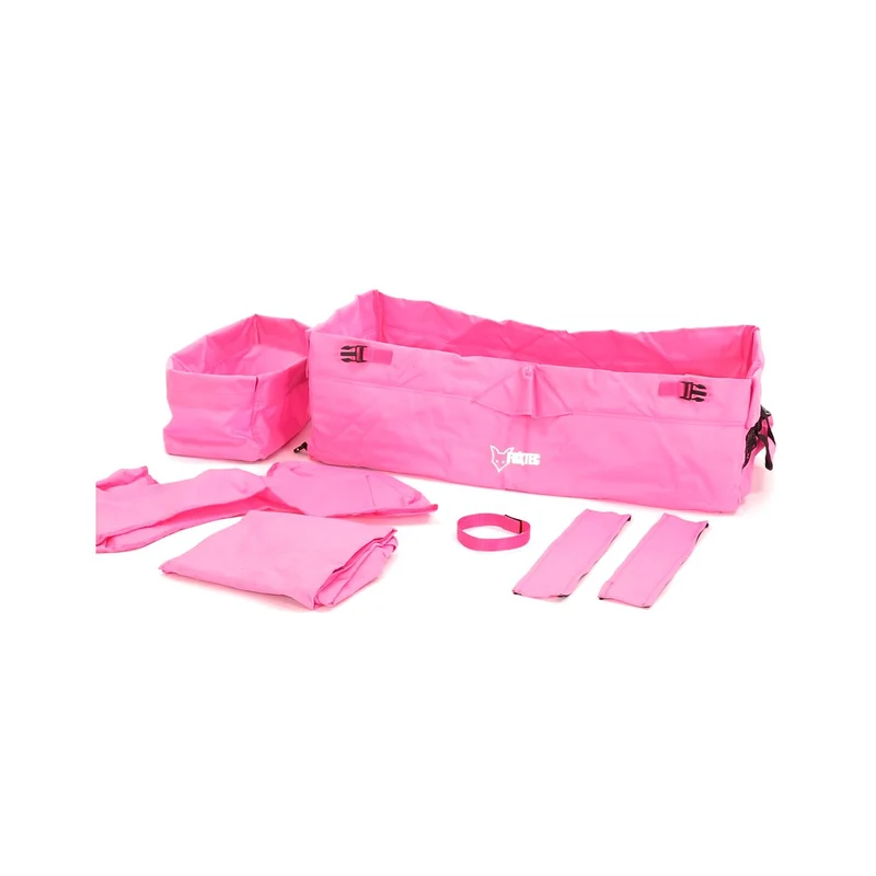 Stoffen overtrek Bolderkar compleet in roze / roze CT-500