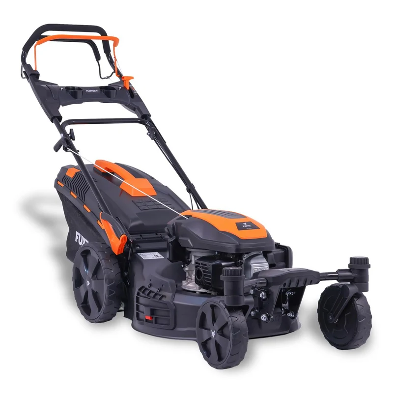 B-WARE FUXTEC Grasmaaier Benzine - 51cm - 4-takt - 170cc - zelfrijdend / zelftrekkend /achterwielaandrijving - Mulchfunctie - Opvangbak 60L - FX-RM5170agile