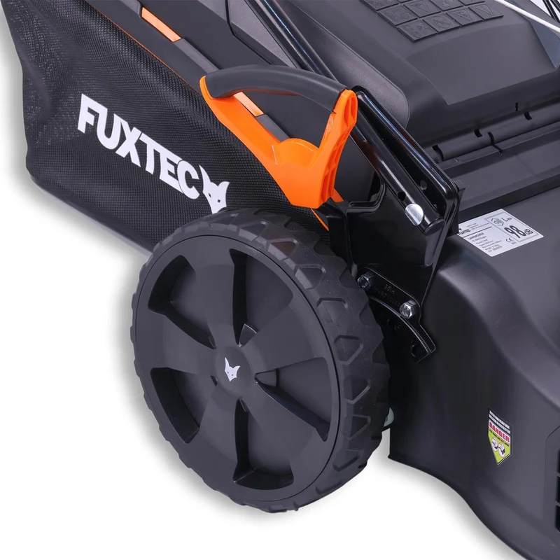 B-WARE FUXTEC Grasmaaier Benzine - 51cm - 4-takt - 170cc - zelfrijdend / zelftrekkend /achterwielaandrijving - Mulchfunctie - Opvangbak 60L - FX-RM5170agile