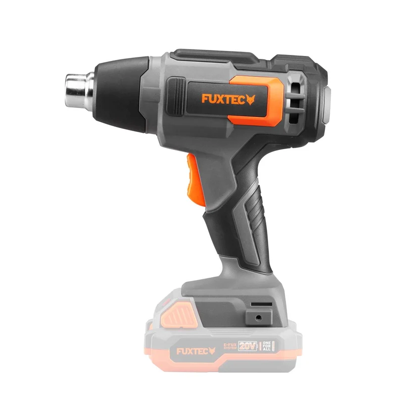 FUXTEC heteluchtpistool accu 20V - heatgun - set met batterij (2Ah) en lader (1A)