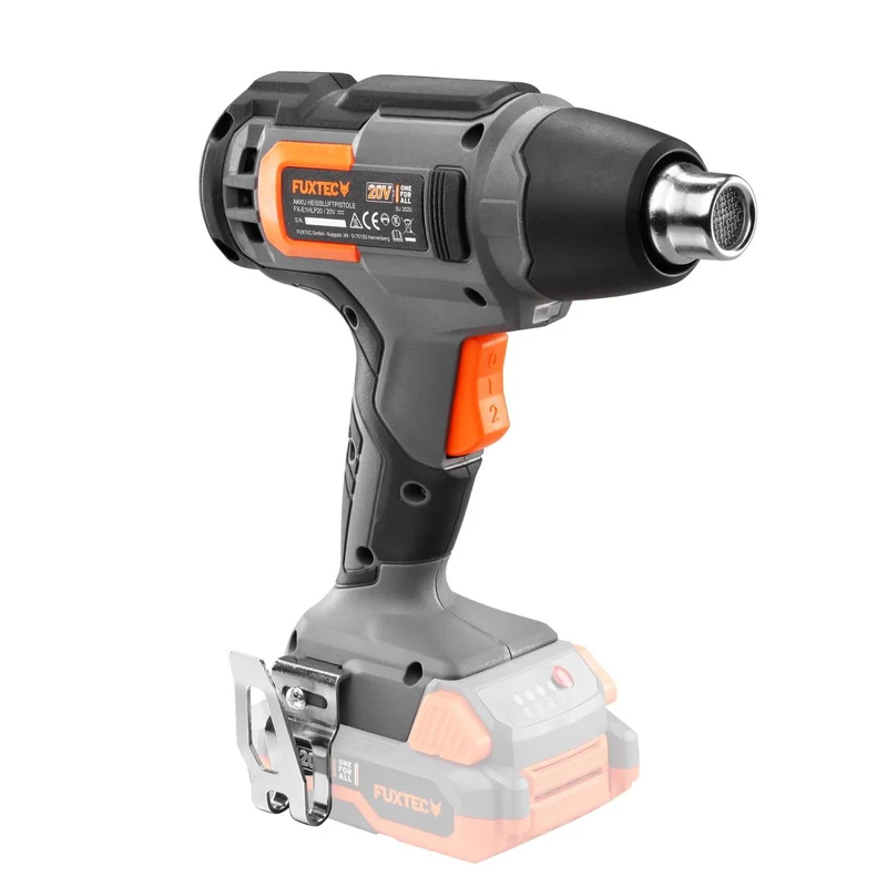 FUXTEC heteluchtpistool accu 20V - heatgun - (geleverd zonder batterij en lader)