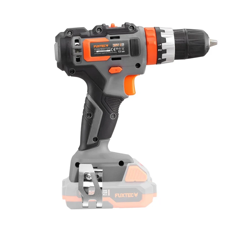 FUXTEC schroefboormachine accu 20V - klopboormachine - accuboormachine - schroevendraaier - set incl. 2 batterijen en lader FX-E1SBS20
