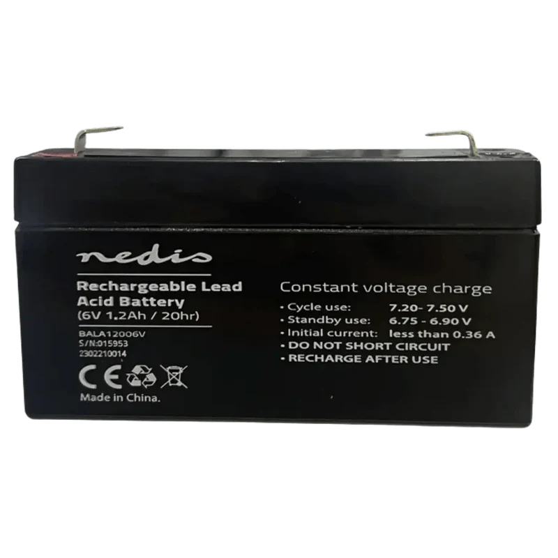Batterie Plomb 6V 1.2Ah