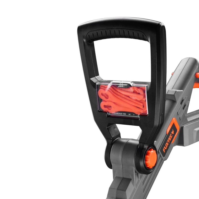 FUXTEC bosmaaier accu 20V - grastrimmer - set met batterij (2A), lader (2,4A) en reservemesjes (20 stuks)