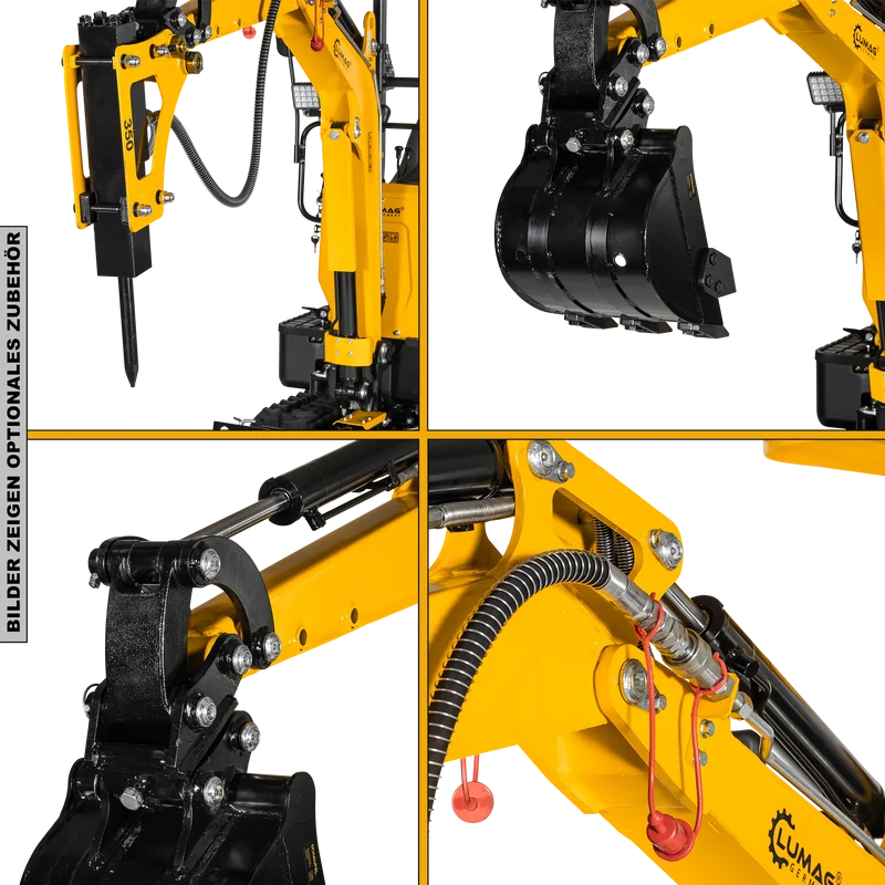 Lumag Benzin Mini-Bagger MB-850