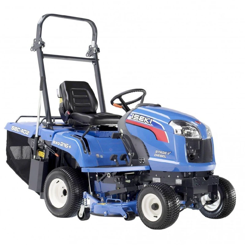 Iseki Diesel-Rasentraktor SXG 216 H mit StVZO Paket mit elektrischer Entleerung