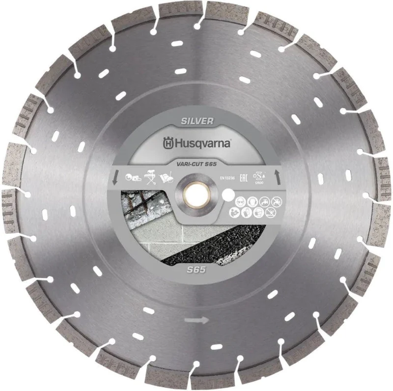 Husqvarna Trennscheibe VARI-CUT S65 400 12 25.4/20 Leistungsgrad Silber