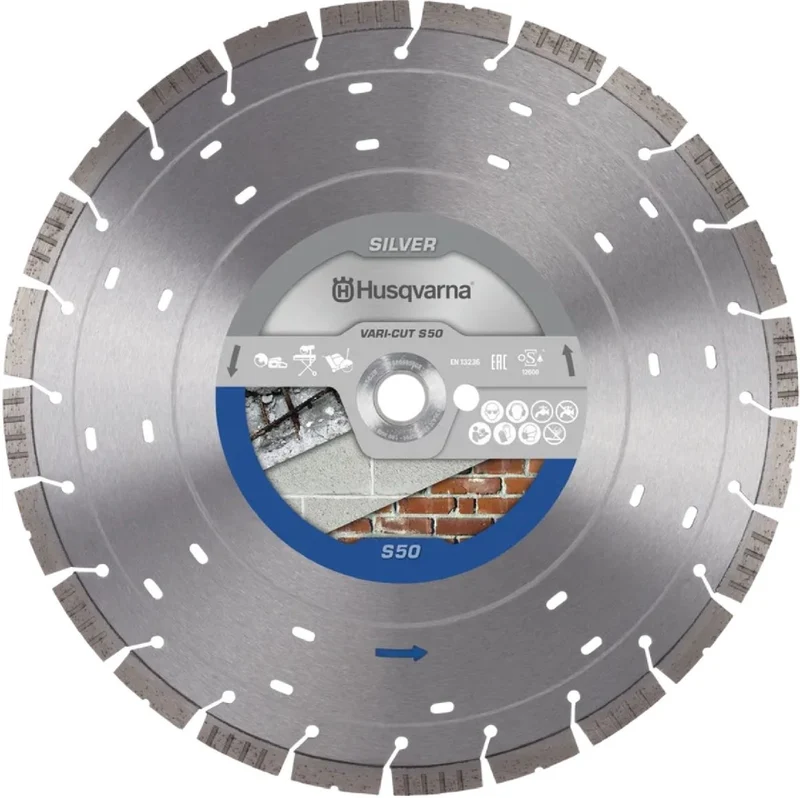 Husqvarna Trennscheibe VARI-CUT S50 400 12 25.4/20 Leistungsgrad Silber