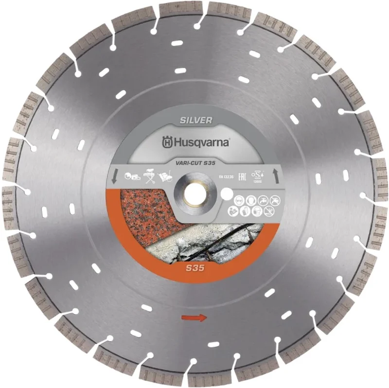 Husqvarna Trennscheibe VARI-CUT S35 400 12 25.4/20 Leistungsgrad Silber