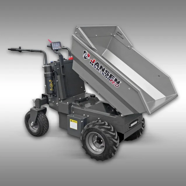Jansen Motorschubkarre MSK-500 pro, 1000 Watt Elektromotor, Minidumper