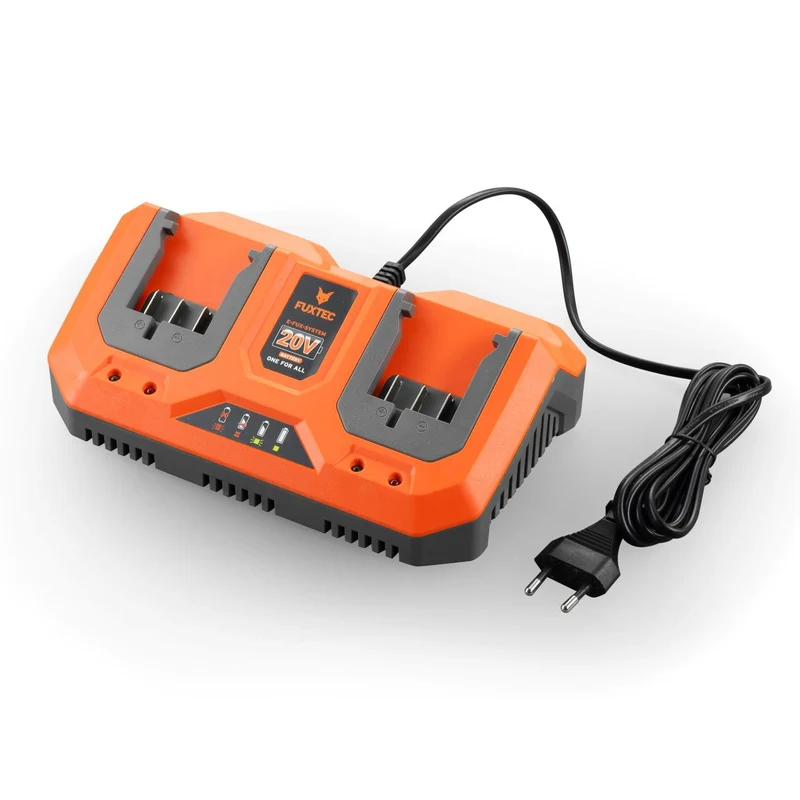 Accu-aangedreven grasmaaier 40V FUXTEC FX-E2RM51 - Set met 2 batterijen van 4Ah en dubbele oplader van 2,4A