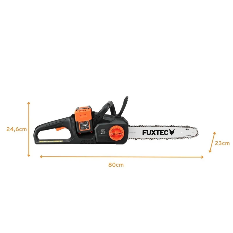 Snoerloze kettingzaag 2x20V FUXTEC FX-E2KSSET