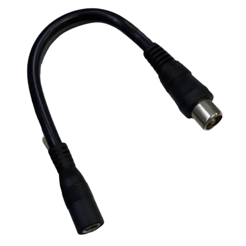 Câble convertisseur 5.5x2.1 femelle vers RCA