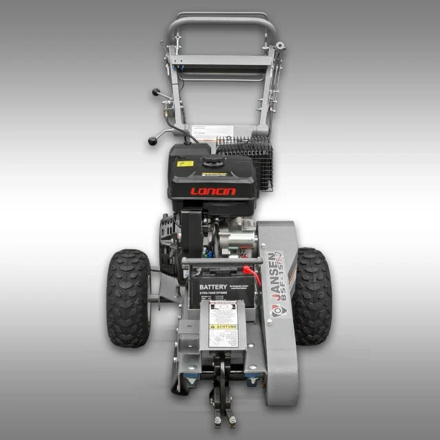 Jansen Stubbenfräse BSF-15pro, Baumstumpffräse, Wurzelfräse, 15 PS E-Start