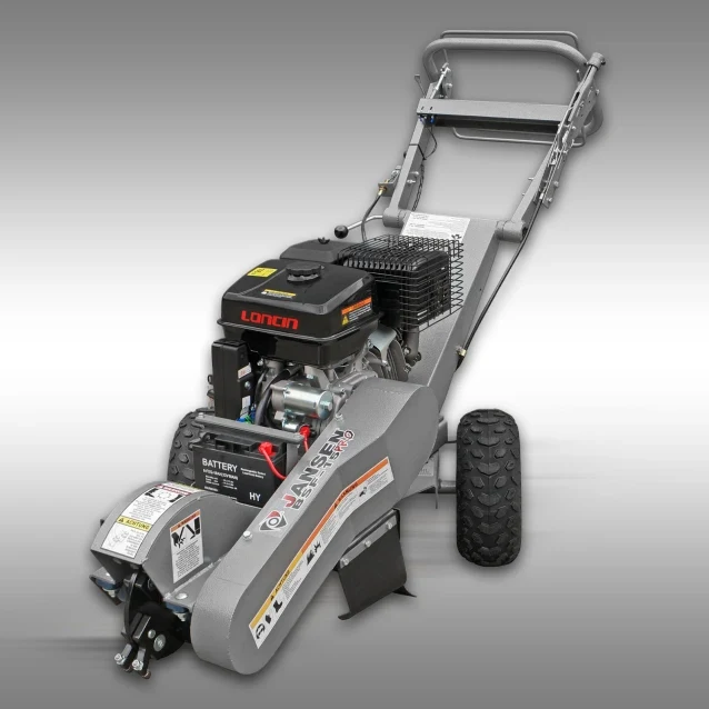 Jansen Stubbenfräse BSF-15pro, Baumstumpffräse, Wurzelfräse, 15 PS E-Start