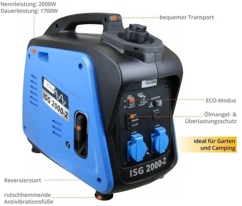 Güde Inverter-Stromerzeuger ISG 2000-2