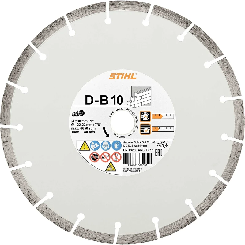 STIHL Trennschleifscheibe D-B10 Ø 230 mm / "