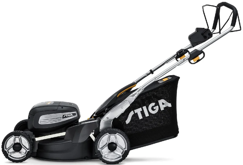 Stiga Akku-Rasenmäher Twinclip 950e V Kit - inkl. 2x 7,5 Ah Akkus und Ladegerät
