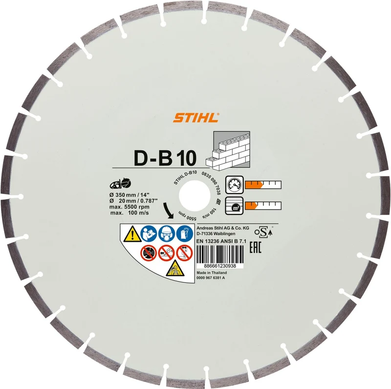 STIHL Trennschleifscheibe D-B10 Ø 350 mm / 14"