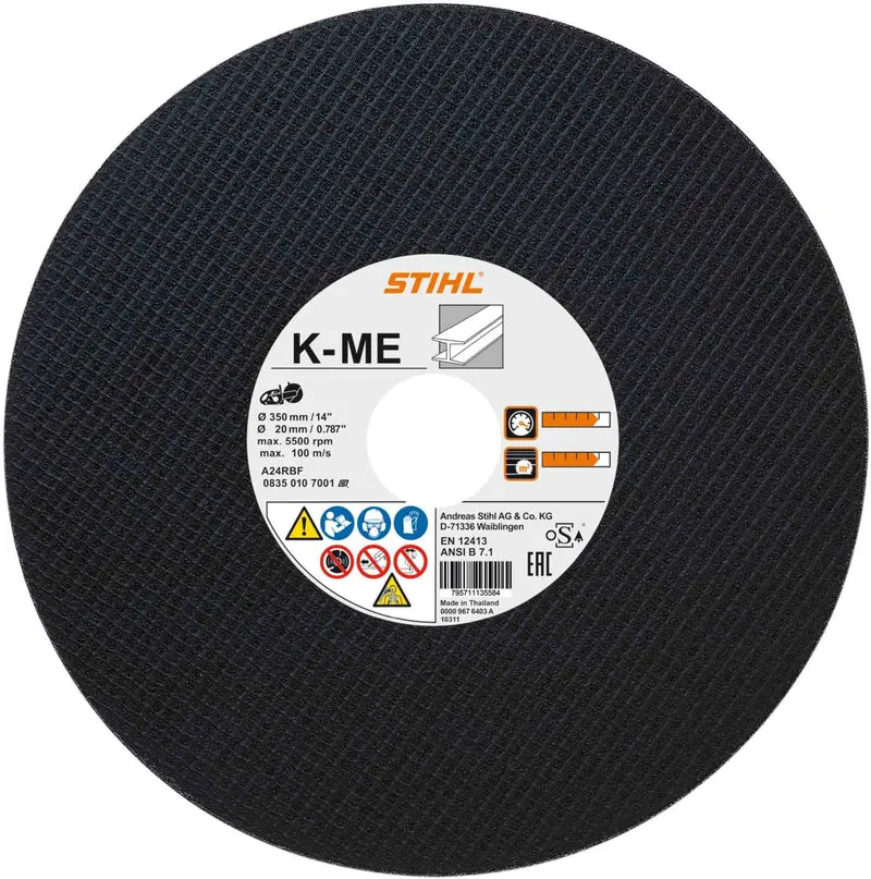 STIHL Kunstharz-Trennschleifscheibe Stahl, Ø 350 mm/14"