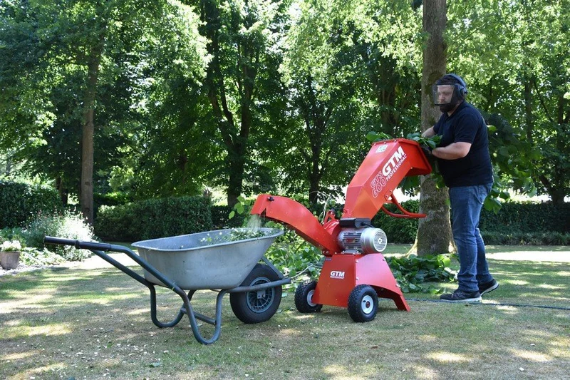 GTM Professional Elektro-Häcksler GTS 600E - mit Rotorschreddersystem