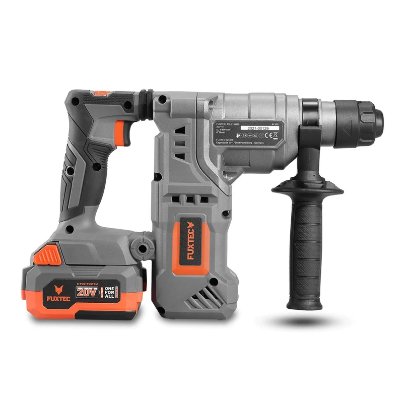 FUXTEC 20V accuklopboormachine FX-E1RH20 SET met 1 x accu 4Ah, 1 x lader 1A