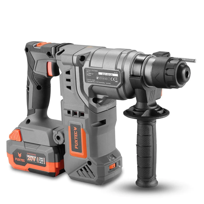 FUXTEC 20V accuklopboormachine FX-E1RH20 SET met 1 x accu 4Ah, 1 x lader 1A