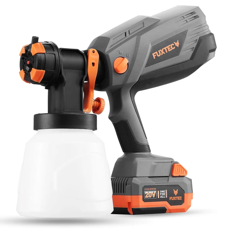 FUXTEC 20V Accu Handsproeiapparaat FX-E1CSP20 SET met 1 x Accu 4Ah, 1 x Oplader 1A