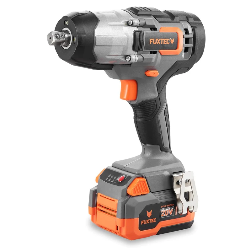 FUXTEC 20V Accu Slagschroevendraaier FX-E1IW20 SET met 1 x Accu 4Ah, 1 x Oplader 1A