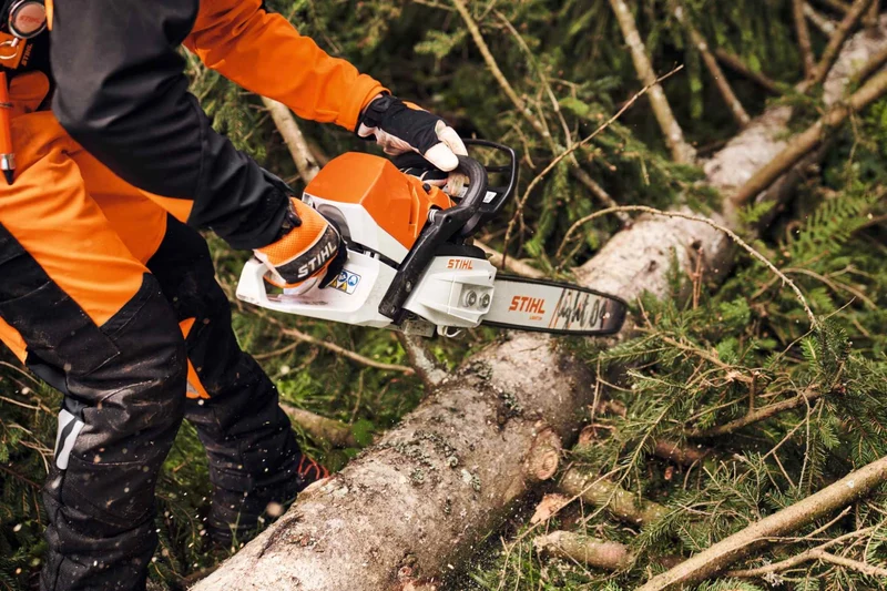 STIHL Benzin-Motorsäge MS 400 C-M, RH, Schienenlänge 45 cm
