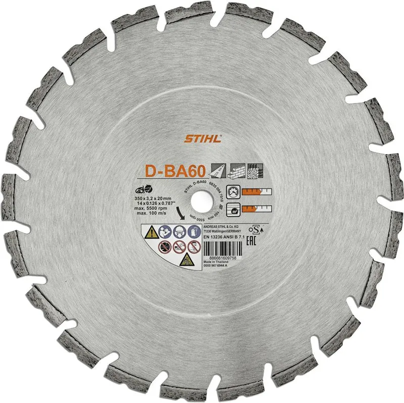 STIHL Diamant-Trennscheibe Ø 350 mm BA 60