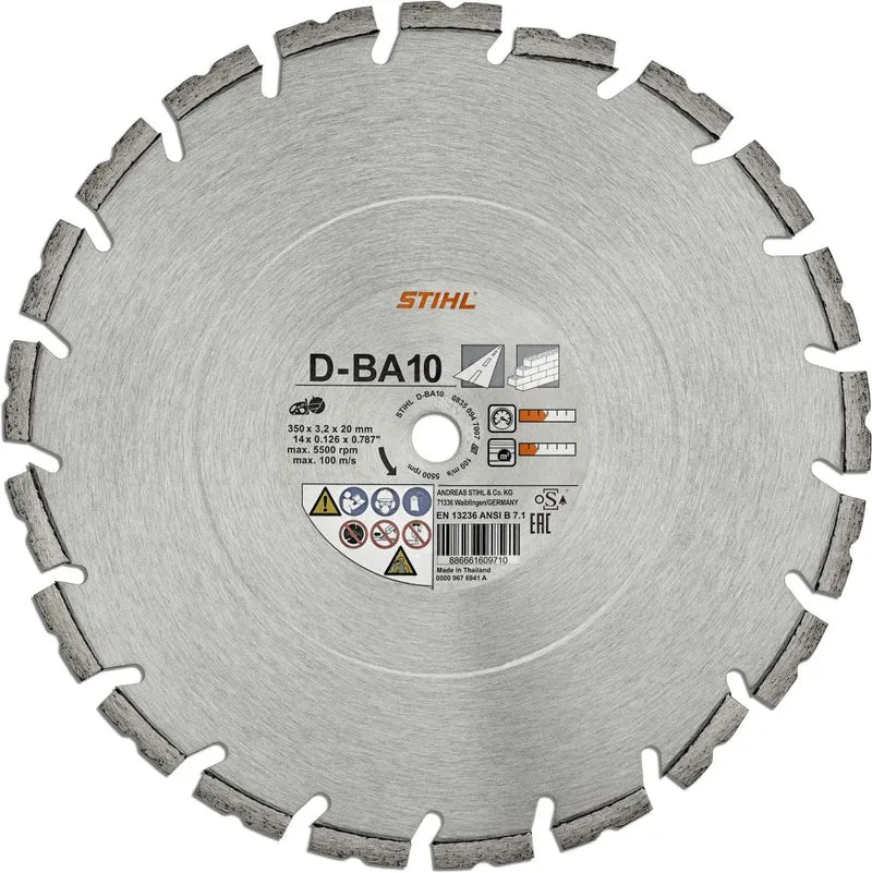 STIHL Diamant-Trennscheibe Ø 350 mm BA 10
