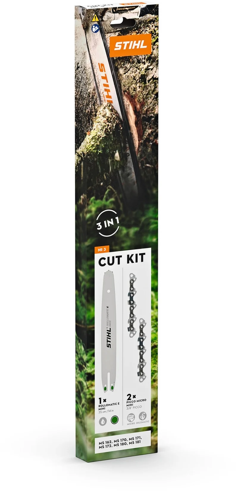 STIHL Sägeketten-Führungsschienen-Set Cut Kit 3