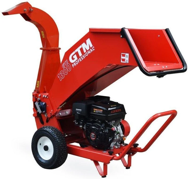 GTM Professional Benzin-Häcksler GTS1300CTO - mit drehbarem Auswurf
