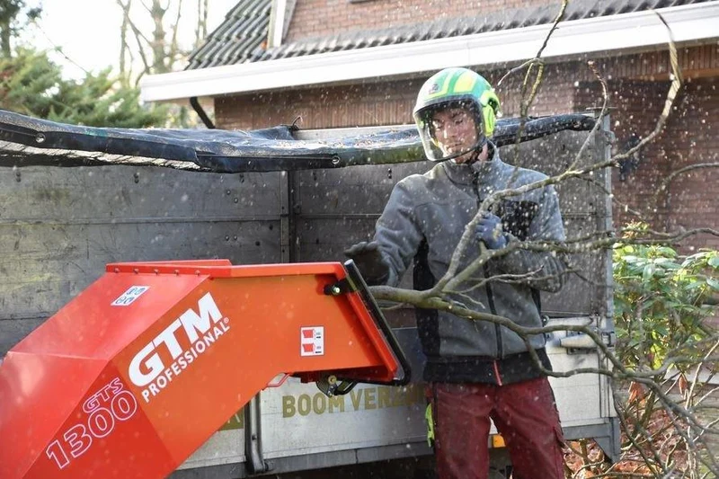 GTM Professional Benzin-Häcksler GTS1300MTO - mit drehbarem Auswurf