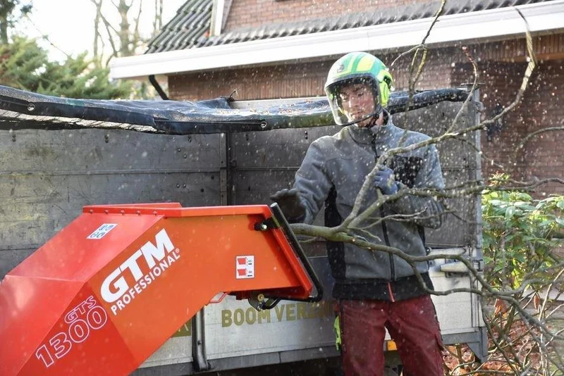 GTM Professional Benzin-Häcksler GTS1300G-ETO - mit E-Start und drehbarem Auswurf