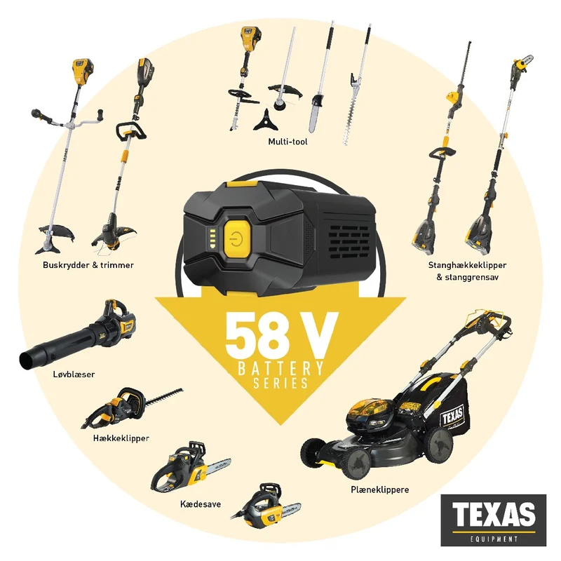 Texas Akku-Laubbläser LBZ 5800 - ohne Akku und Ladegerät