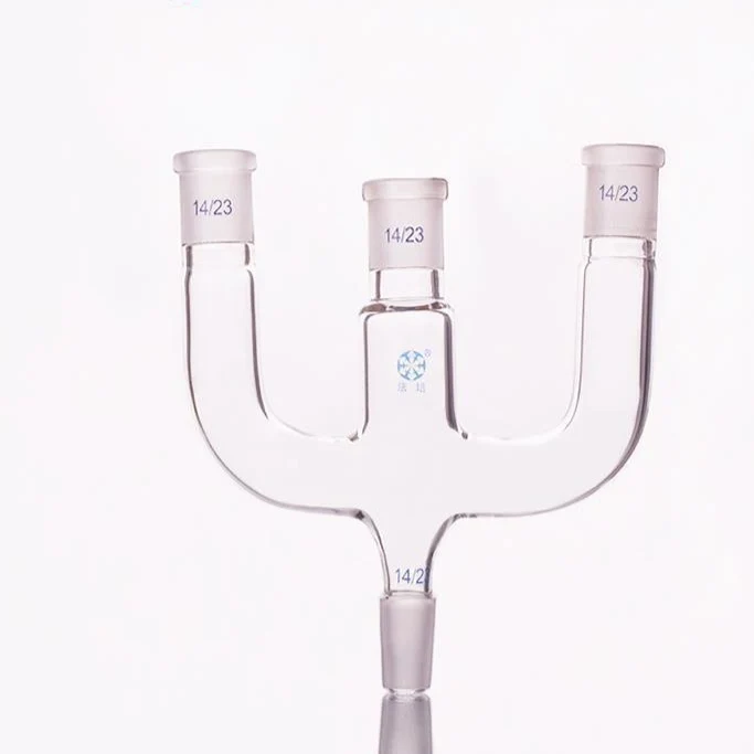 Destillieradapter mit 3 parallelen Hälsen